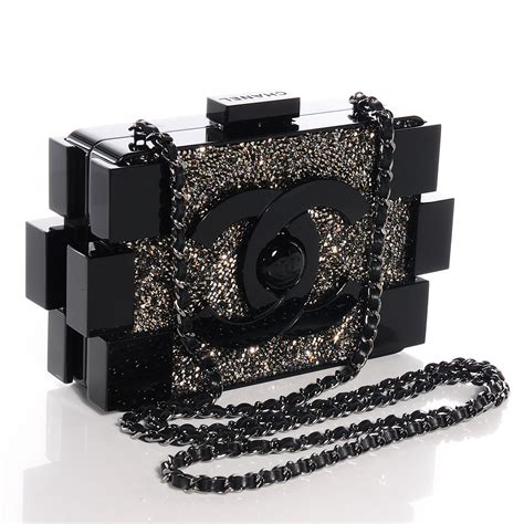 chanel lego clutch black|Chanel Lego clutch price.